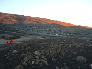 Looking back at the Onizuka Visitor Center